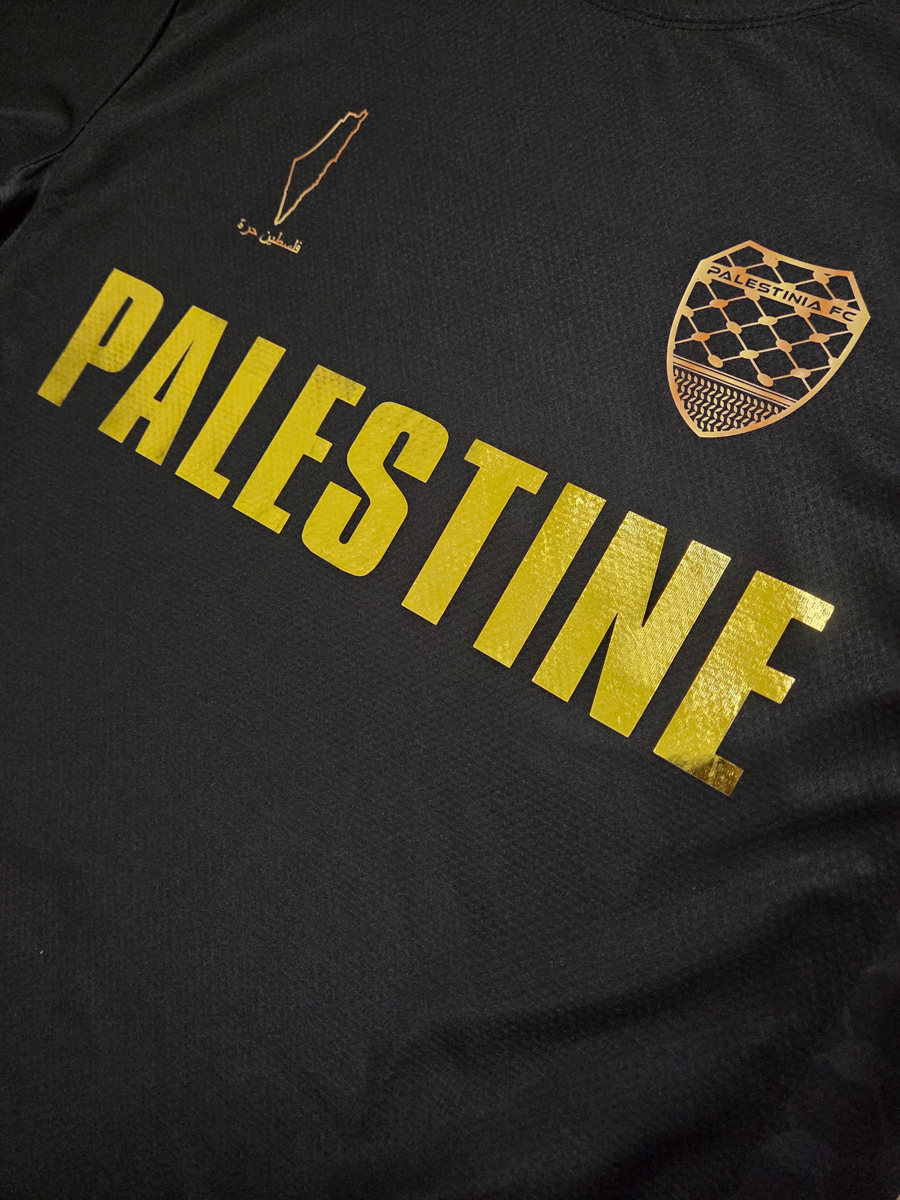 Black Edition Palestine Jersey | Gold
