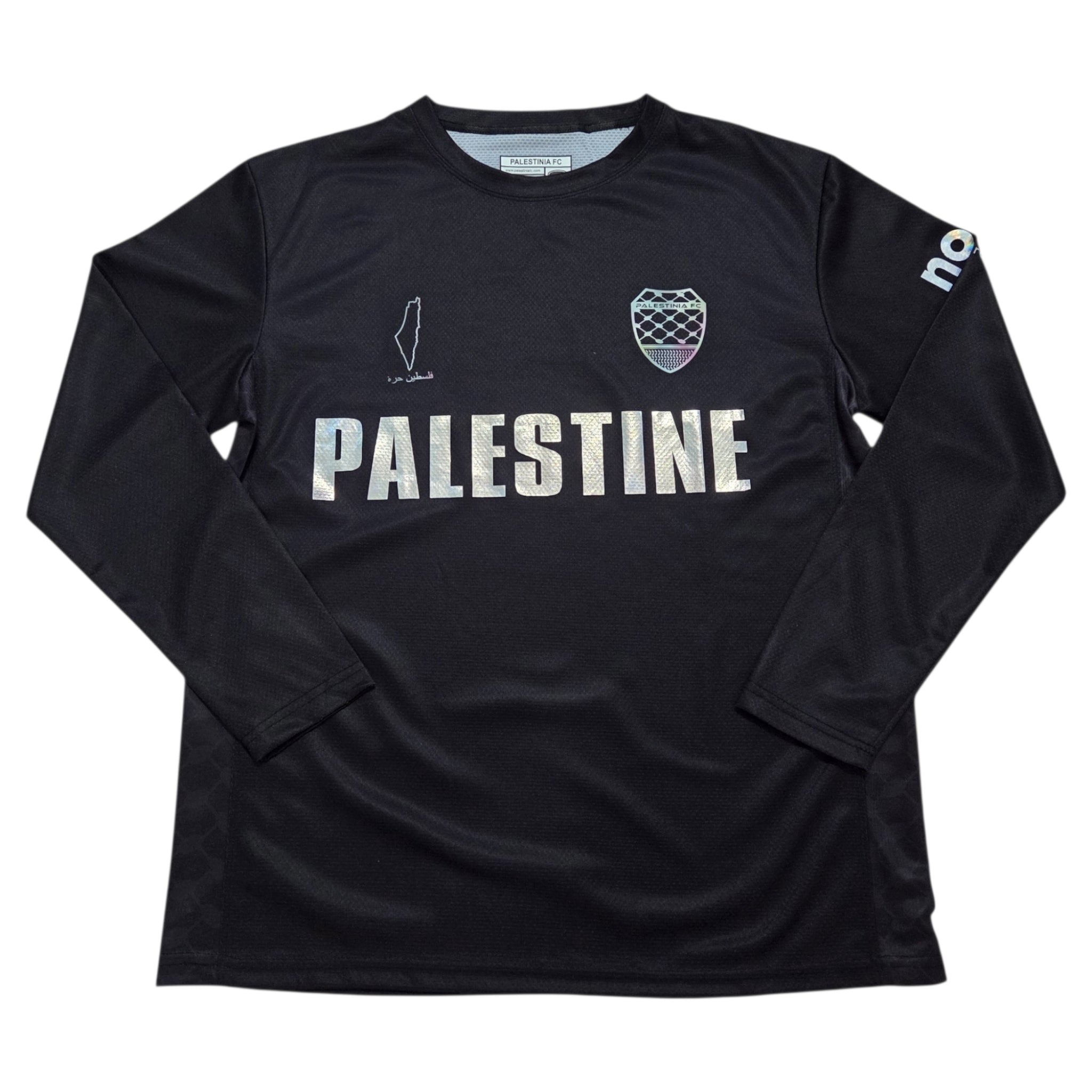 Black Edition Palestine Jersey | Iredescent Silver (Long Sleeve)