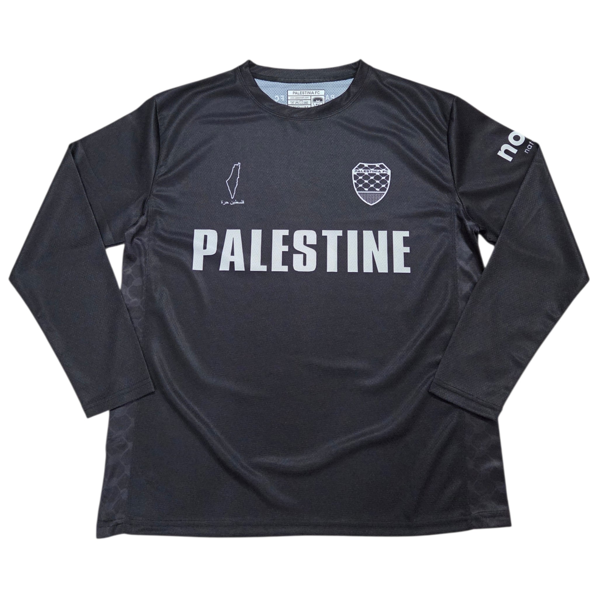 Black Edition Palestine Jersey | White (Long Sleeve)
