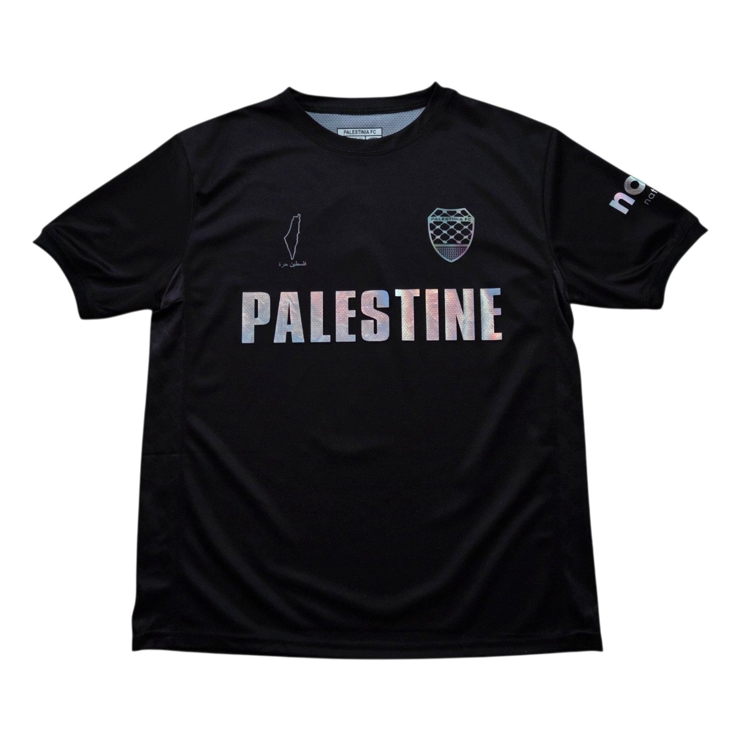 Black Edition Palestine Jersey | Iredescent Silver