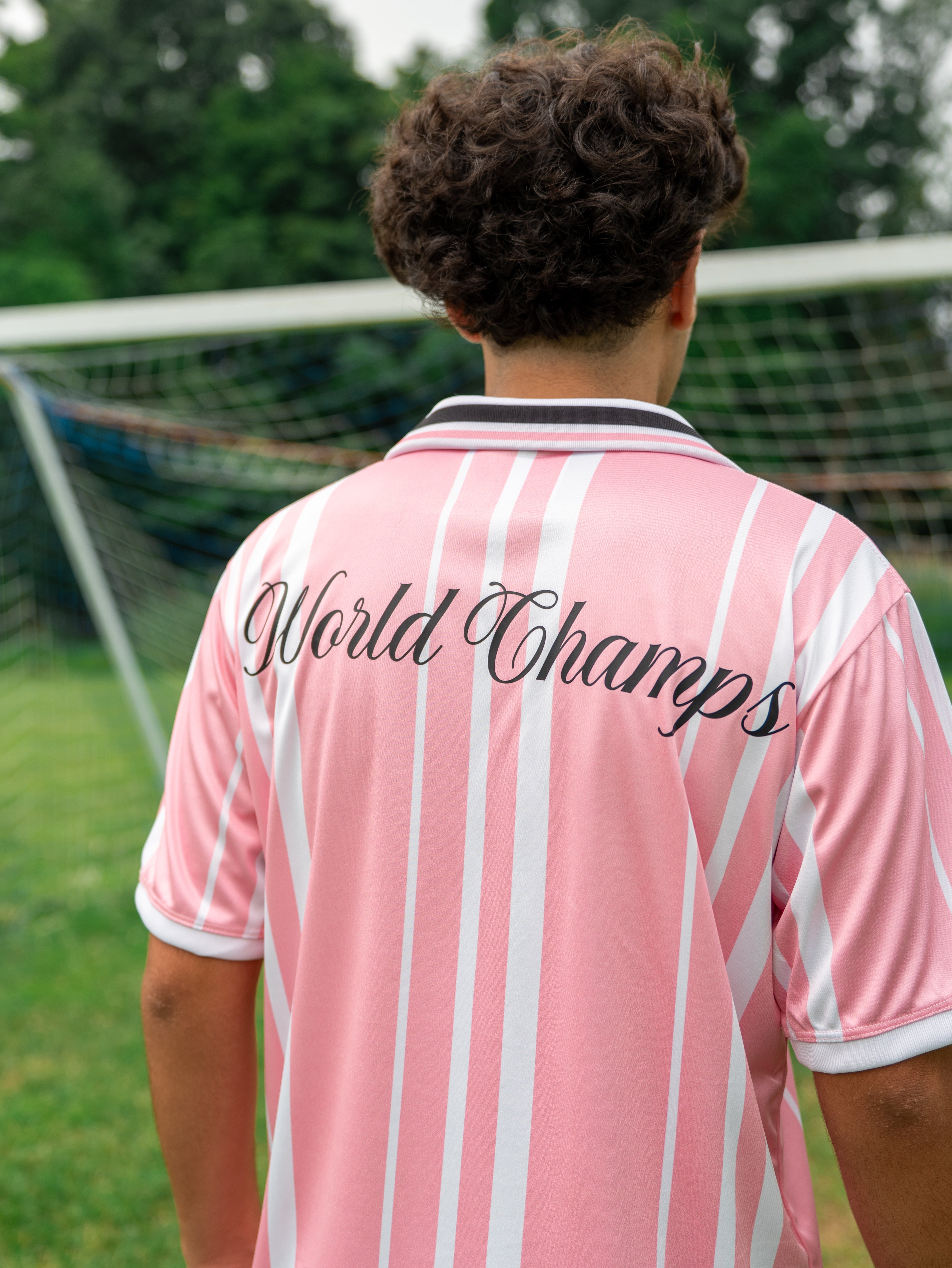 PINK RETRO PALESTINE JERSEY | WORLD CHAMPS EDITION